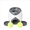 Máquina de recompensa de comida de tenis para mascotas, pelota interactiva de entrenamiento, juguetes de comida lenta adecuados para gatos y perros, juguete para perros 240125