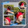 hair protection ear swimming cap diving modeling headgear cartoon ear muff.Cartoon diving hood for children and adults 240127