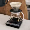 Digitale Kaffeewaage mit Timer, LED-Bildschirm, Espresso, USB, 2 kg, max. 01 g, hochpräzise Messungen in Ozmlg Kitchen 240130