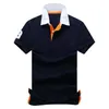 Summer Men RL Big Pony 100%Cotton Leisure Fashion Lapel Top Tees Män Kort ärm Elegant Classic Horse Polo Shirt Luxur Designer Golfkläder 8056