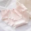 Women's Panties Cotton Underwear Lovely Girl Bow Fashion Thread Mid Waist Seamless Comfort Soft Underpants Brief Female Lingerie