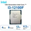 Intel Core I312100F I3 12100F 33 GHz 4core 8threadプロセッサL312M 60WサポートDDR4 DDR5デスクトップマザーボードLGA 1700 240123