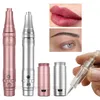 Trådlös permanent makeupmaskin MicroShading Professional PMU Tattoo Pen Gun Kit For Eyebrow Miroblading Eyeliner Lip 240202
