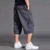 Pantaloncini da uomo oversize estivi da uomo in cotone pantaloni cargo casual larghi pantaloni sportivi taglie forti pantaloni corti da palestra