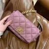 Versione coreana di Instagram Mini borsa alla moda Telefono cellulare alla moda da donna con catena a griglia di diamanti di fascia alta con croce diagonale per vendite dirette in fabbrica