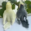 Simulazione Morbido Mini Formato Realistico Grigio Cockatiel Peluche Vita reale Morbido Giallo Pappagallo Uccelli Animali di peluche Bambole giocattolo Regali 240118