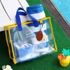 Duffel Bags Case Wash Bolsa Organizador de Viagem Zipper Bag PVC Tote Armazenamento À Prova D 'Água Praia Maquiagem Transparente