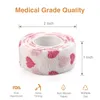 Knee Pads 24 Rolls Pet Bandage Cohesive Self Adhering Stick Elasticity Wrap Vet Tape For Dog