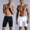 Underpants SRBONITOS Brand 3pcs Long Boxer Men Underwear Man Boxershorts Cotton Shorts Soft Sexy Breathable YQ240214