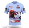 Men's T-shirts 2024 New Motorcycle Race Blue Summer Mens Breathable T-shirt Team Marquez Fans Casual Short Sleeves t Shirt for Men Yl9b