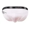Underpants Men's Sexy Low-waist Briefs Quick-drying Breathable Seamless Multicolor Silk Ultra-thin Bikini Panties