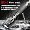 est 100000 Lumens Most Powerful LED Flashlight Zoom 5 Modes Torch Tactical Flashlight Rechargeable Hand Lamp For Hunting 240119