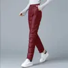 Kvinnor Casual Loose Sweatpants Overize 85 kg Elastic High midje bomullsbyxor 2023 Mammor Varmt Thwen Winter Snow Wear Pantalons 240201