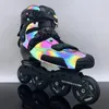 Carbon Fiber Slalom Roller Skates Schuhe 83A Erwachsene Street Roard FSK Shift Patines FSK Inline Skate Sneaker für SEBA HV HL High 240127