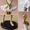 Estatuas de resina de Ballet nórdico para niña, figuritas creativas de bailarina para interior, hogar, dormitorio, artículos de decoración de escritorio, 240125