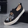 PARZIVAL Heren Casual Schoenen Platte Chinese Stijl Canvas Schoenen Outdoor Heren Sneakers Lichtgewicht Doek Bootschoenen Rijden Loafers 240131