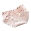 Women's Panties Cotton Underwear Lovely Girl Bow Fashion Thread Mid Waist Seamless Comfort Soft Underpants Brief Female Lingerie