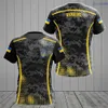 O2XH Herrarna T-shirts Ukrain Flaggtröja Mens T-shirt Toppar Ukrainska armékamouflage Kort ärm Jersey Summer O-Neck