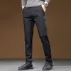 MENS Spring Autumn Fashion Business Casual Long Pants Passar Male Elastic Straight Formal Trousers Style 1063 240124