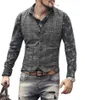 Gilet da uomo Gilet monopetto Gilet in misto lana Giacca slim fit Casual formale da lavoro