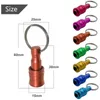 Keychains 7Pcs 1/4 Inch Hex Shank Keychain Drill Screwdriver Bit Holder Aluminum Alloy Key Ring Quick Release Screw