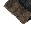 Verkliga läderhandskar Kvinna Högkvalitativa damer Elegant Lambskin Autumn Winter Thermal Plushed fodrade kvinnor som kör handskar L085 240201