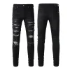 Męskie dżinsy 2024 NOWOŚĆ Amirs męskie luksusowe dżinsy dołki spodnie marka mody dżinsowe dżinsy motocyklowe spodnie man ubrania amri dżinsy męskie spodnie damskie dżinsy 64RA 921630214