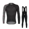 Primavera Autunno Manica Lunga Go Rigo Go Maglia da ciclismo Set Uomo Abbigliamento da bicicletta MTB Bike Jersey Pantaloni con bretelle Kit Ropa Ciclismo 240119