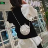 2023 Kvinnor Evening Day Clutch Colorful Crystal Diamonds Round Ball Shaped Clutches Lady Handbag Wedding Purse Shoulder Bag 240118