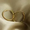 14K Gold Filled Hoop Oorbellen Moderne Sieraden Minimalisme Boho Brincos Gift Vintage Pendientes Oorbellen Oorbellen Voor Vrouwen 240119