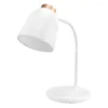 Lampy stołowe Lampa biurka LED z bezprzewodową ładowarką 3 Tryby oświetlenia Funkcja pamięci kontroli kontaktu dla domowego biura promieniowania odczytu
