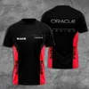 Erkek Tişörtleri Oracle F1 Erkek Kadın T-Shirt Kırmızı Hayvan 3d Baskılı Sıradan Spor Crewneck Top Boys Nefes Alabilir Hızlı Kurutma Takibi Ydnn