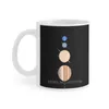 Mugs Minimalistic Solar System White Mug Tea Cup Coffee Friends Birthday Gift Planets Space Minimalist Void