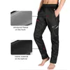 ROCKBROS hiver pantalons de vélo hommes femmes thermique chaud Long pantalons de cyclisme polaire réfléchissant coupe-vent vtt sport vélo pantalon 240202