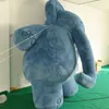 Elefante a palloncino gonfiabile personalizzato in peluche da 6 mH (20 piedi) con ventilatore per la decorazione scenica