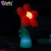 wholesale Des fleurs gonflables décoratives artisanales exquises ajoutent des lumières LED, des jouets, des plantes artificielles d'inflation sportive pour la décoration d'événements de fête