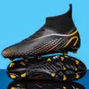 Football Boots Professional Men's Soccer Shoes High Ankle Sports Footwear FG/TF Kids Soccer Cleats Krampon Outdoor Sneakers 240129