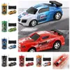 Fernbedienung 1 45 MINI RC Auto Batteriebetriebenes Rennauto PVC-Dosen Packmaschine Drift-Buggy Bluetooth-Funkgesteuertes Spielzeug 240122