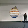 6mD (20ft) met blower groothandel Aangepaste Planeet Opblaasbare Ballonnen Opblaasbare Maan Met LED-licht Voor 2024 Reclame Decor Feest Plafonddecoratie