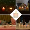 Rechargeable Remote Control LED Battery Operated Flameless Tea Lights Realistic Flickering Tealights with Moving Wick 240129