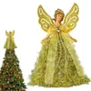 Christmas Decorations Angel Tree Topper Treetop Figurine Elegant 8in Party Favors For Home And Offices