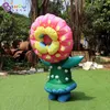 도매 새로 디자인 광고 풍선 만화 꽃 의상 장난감 스포츠 인플레이션 식물 파티 이벤트 장식을위한 괴물 소품