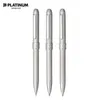 Multi-Function Automatic Pen Original Platinum Luxury 925 Silver Pencil Ballpoint Pen Red and Black Office for School 240129