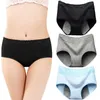 Women's Panties Seamless Underwear 3pc Menstrual For Women Lace Briefs Mid Padded