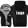 Anpassad design kamouflage faux päls hoodies diy tryckt vinterfleece män huva kappa anpassad tjock tröja jacka 240124