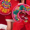 Dragonkuddar Joy Chinese Year Traditionell broderi Kuddefodral Varm dekorativ kuddtäckning för soffa Hemdekorationer 240122