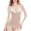 Frauen Shapers Frauen Polyester Bodysuit Unterwäsche Shapewear Korsett Siamesische Dreieck Body Shaper Nach Pull-Off Spitze