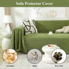 Chair Covers Soft Durable Sofa For Cushion Couch Stylish Sectional Cover Living Room Pet Protector Multi-Use Throws