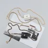 Mini Lipstick Key Flap Fanny Packs Women White Silver Leather Lateice Belt Belt with Coin Coin Bag pu bag chour chest women 240130