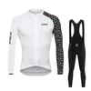 Bahar Sonbahar Uzun Kollu Git Rigo Git Bisiklet Jersey Set Erkek Bisiklet Kıyafetleri MTB Bike Jersey Bib Pantolon Kit Ropa Ciclismo 240119